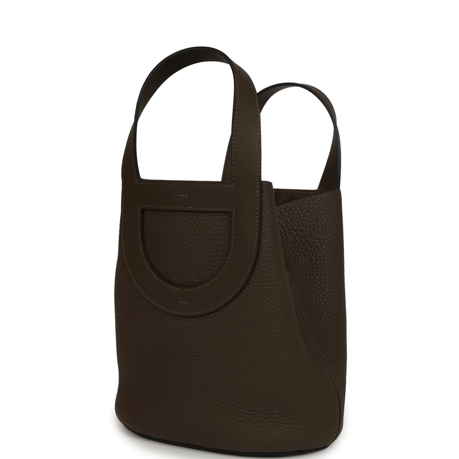 Hermes In-The-Loop 18 Vert Loden Clemence and Swift Gold Hardware