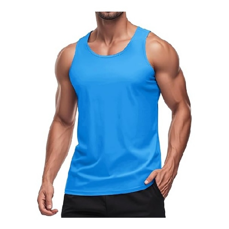 Men's UPF 50+ Quick Dry Muscle Tank Top Sleeveless Shirts