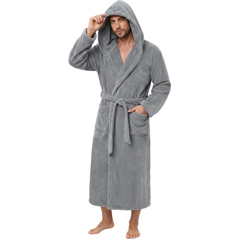 Men's Bathrobes with Hood