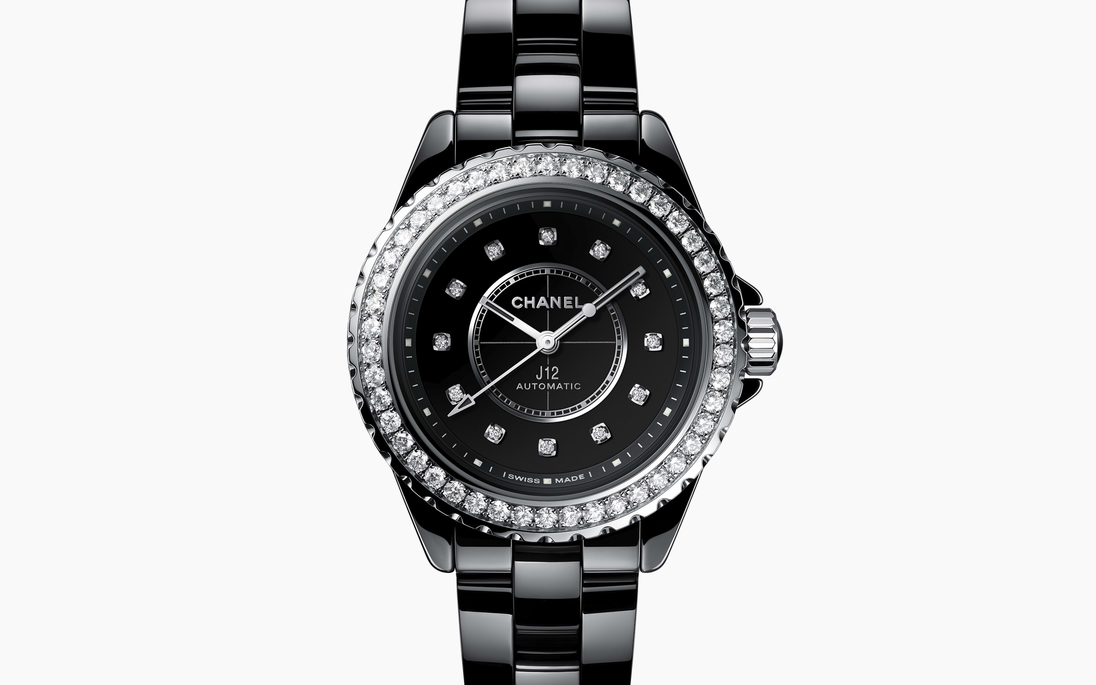 J12 Diamond Bezel Watch Caliber 12.2, 33 MM