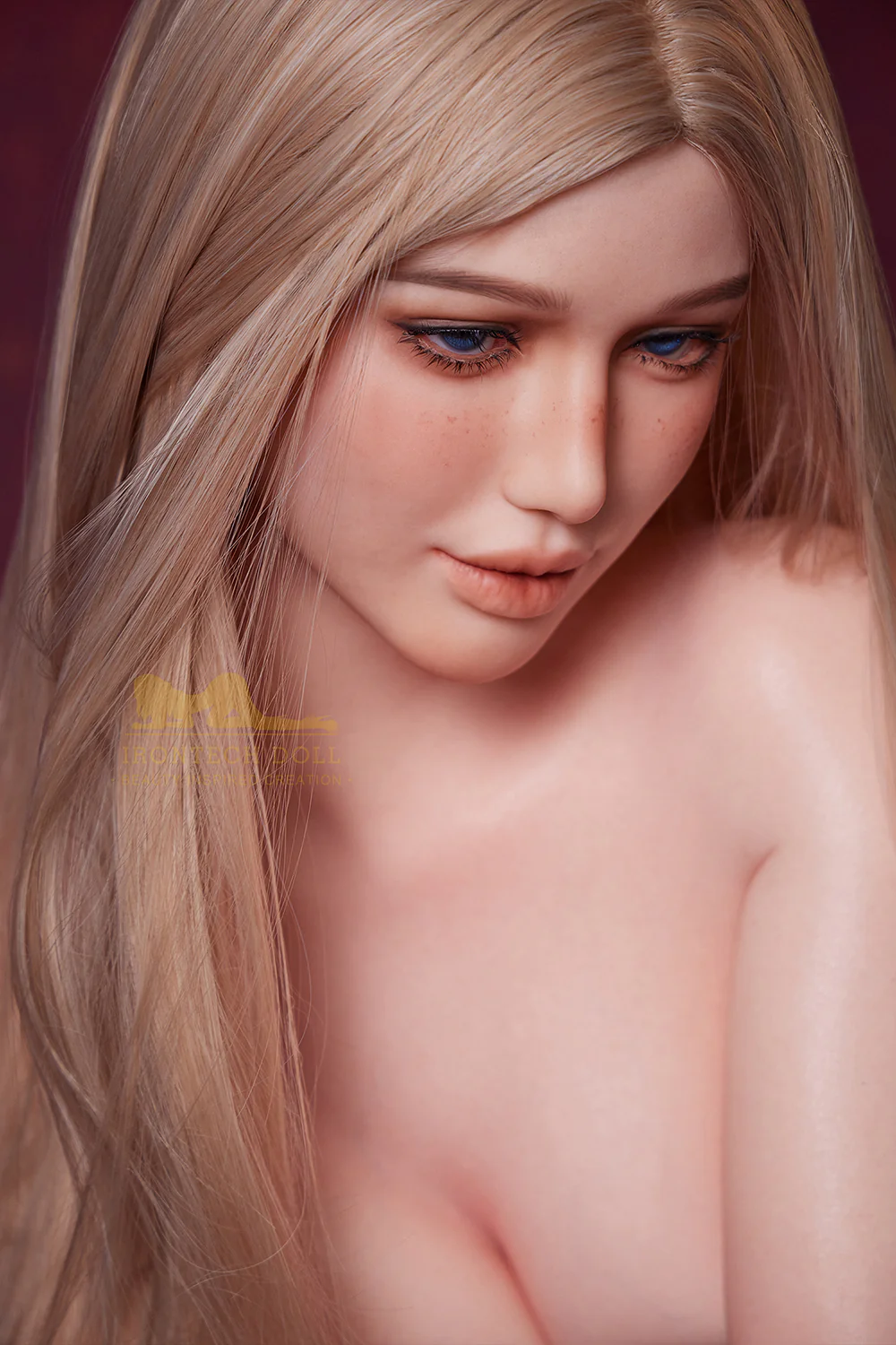 Irontechdoll Zya 5ft45/ 164cm S13 AIO (All in One) Full Silicone Blonde Mature BBW Sex Doll For Men