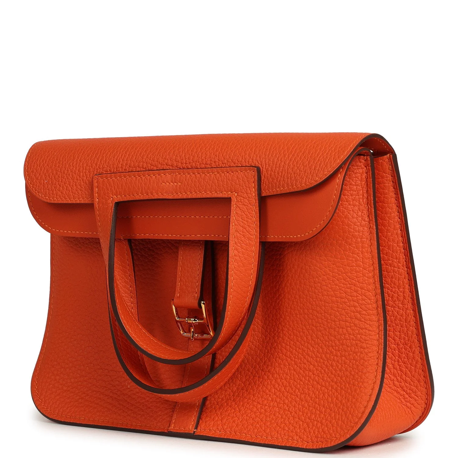Hermes Halzan 25 Feu Clemence Gold Hardware