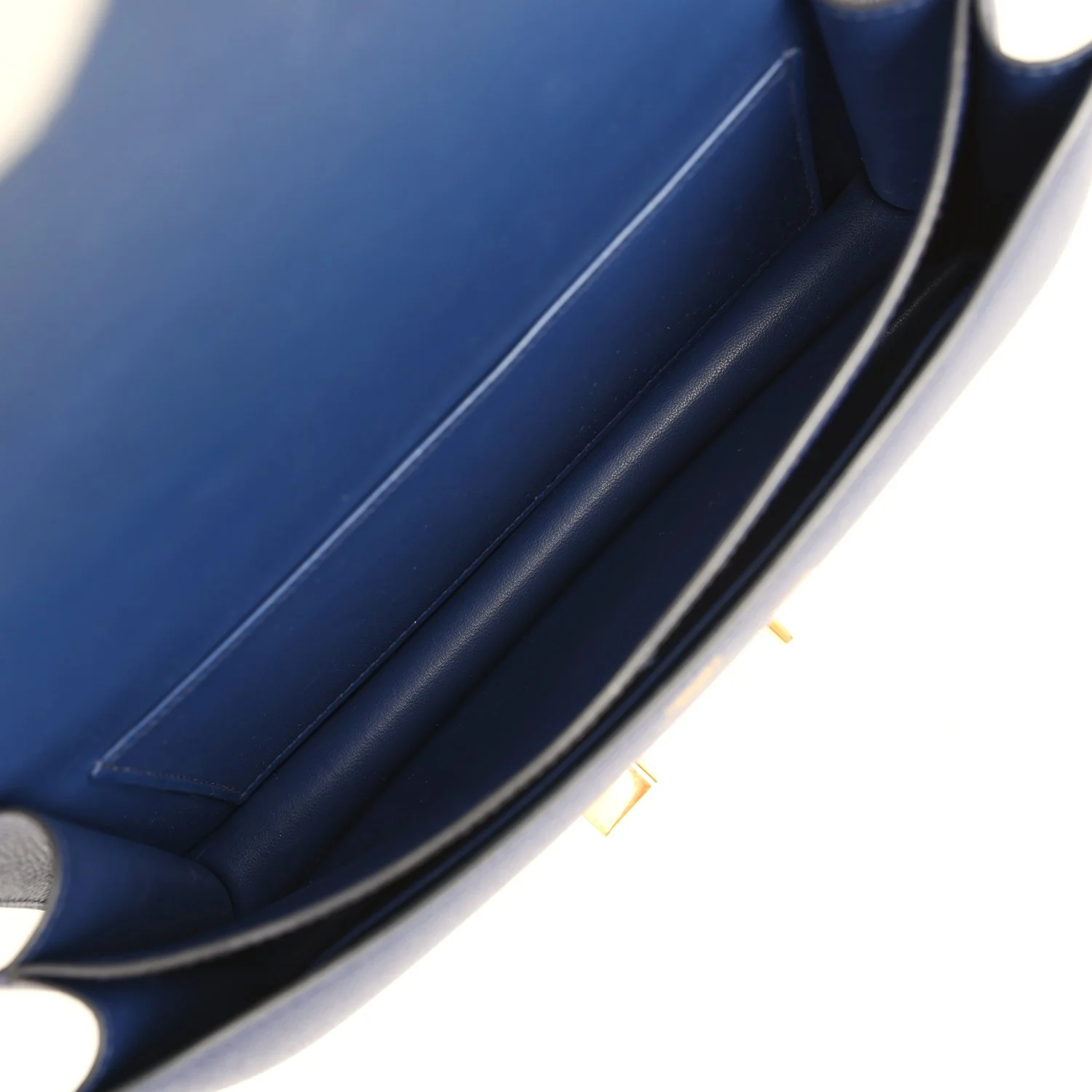Hermes Constance Elan Bleu Indigo Epsom Gold Hardware