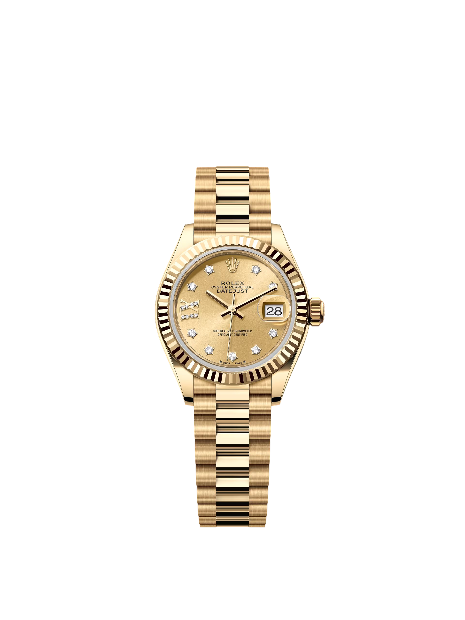 RLX Lady-Datejust 31mm 279178  Champagne Diamond Dial