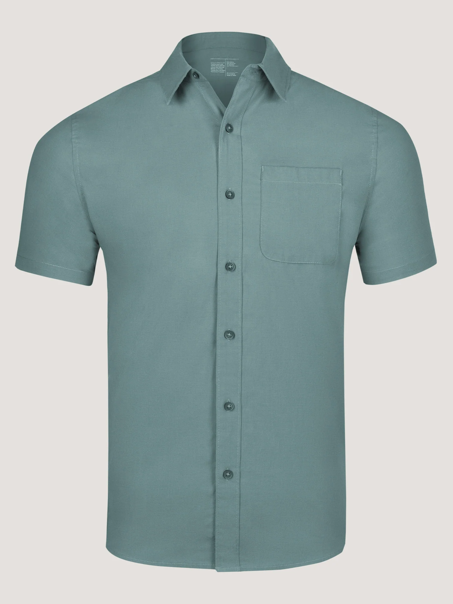 Sagebrush Short Sleeve Stretch Button Up