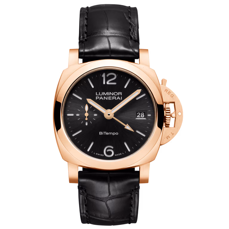 【7A Quality】Panerai Luminor Quaranta BiTempo Goldtech™ 40mm PAM01641