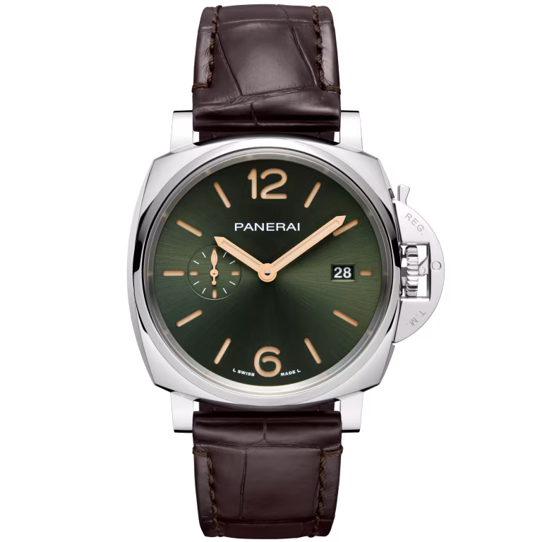 【7A Quality】Panerai Luminor Due Green Platinumtech™ 42mm