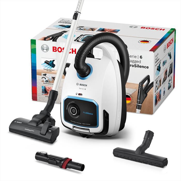 BOSCH - Aspirapolvere a traino BGB6SIL1-Bianco
