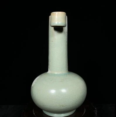 Old Chinese Ru Yao Ru Kiln Vase w/ear Q1133