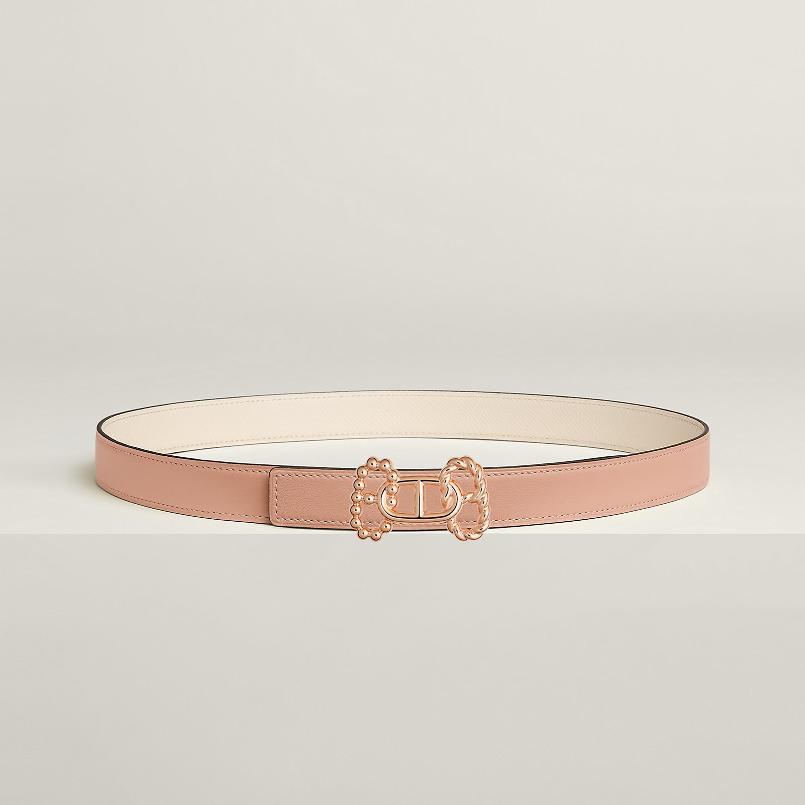 Parade belt buckle & Reversible leather strap 24 mm