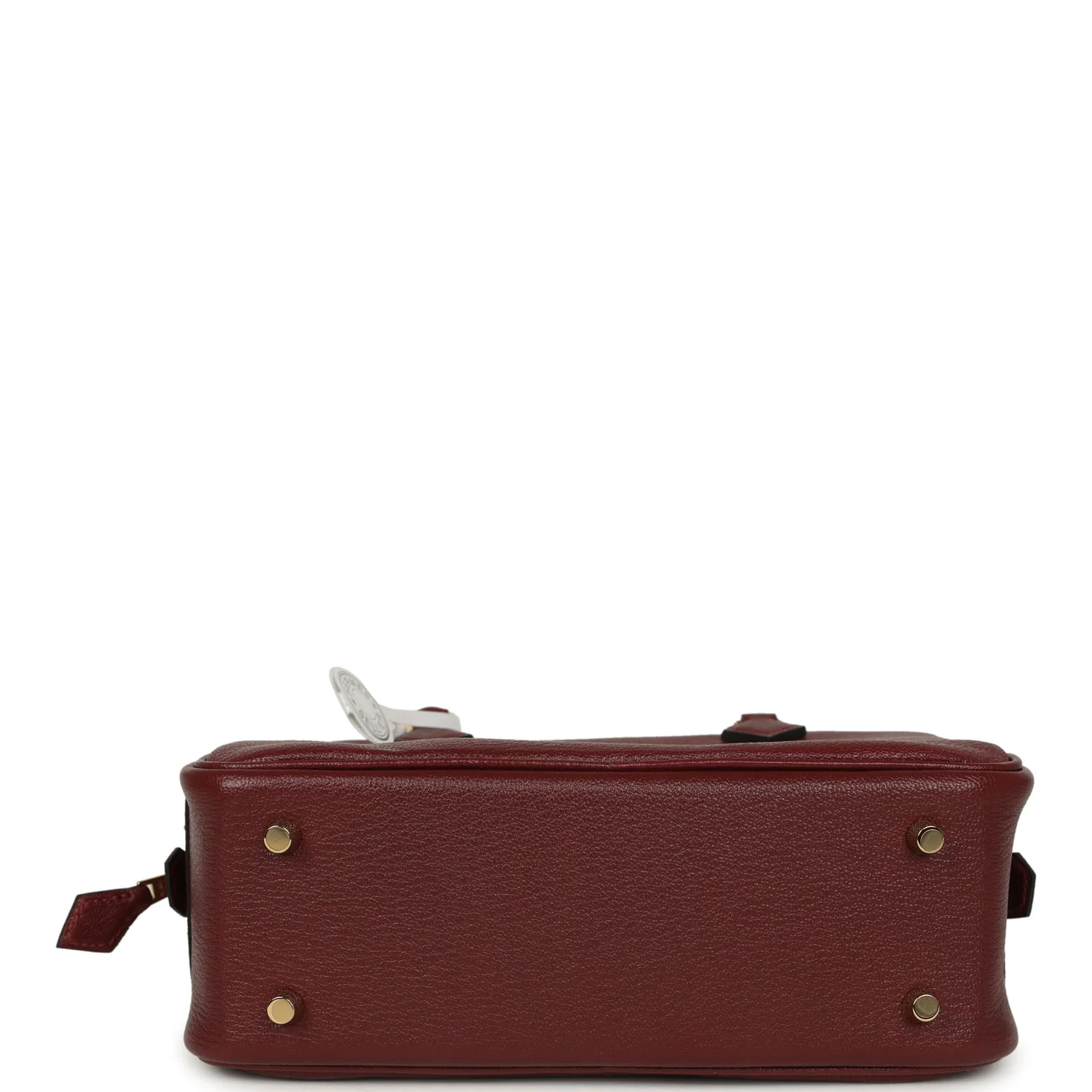 Hermes Mini Plume 21 Bag Rouge H Chèvre Gold Hardware