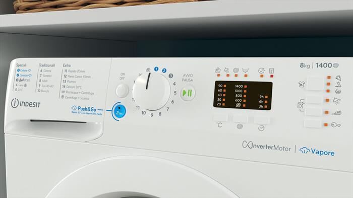 INDESIT - Lavatrice BWA 81496X WV IT 8 Kg Classe A-Bianco