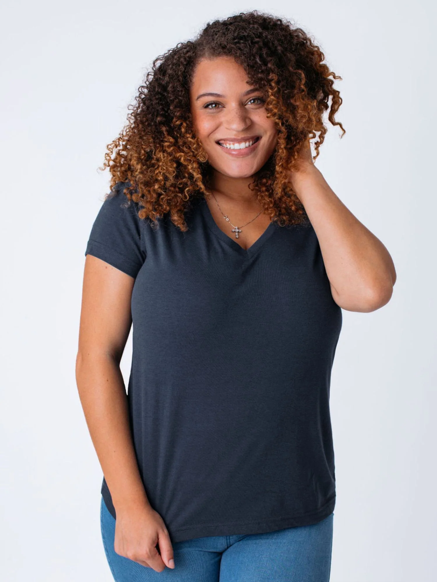 Indigo Blue Everyday V-Neck Tee