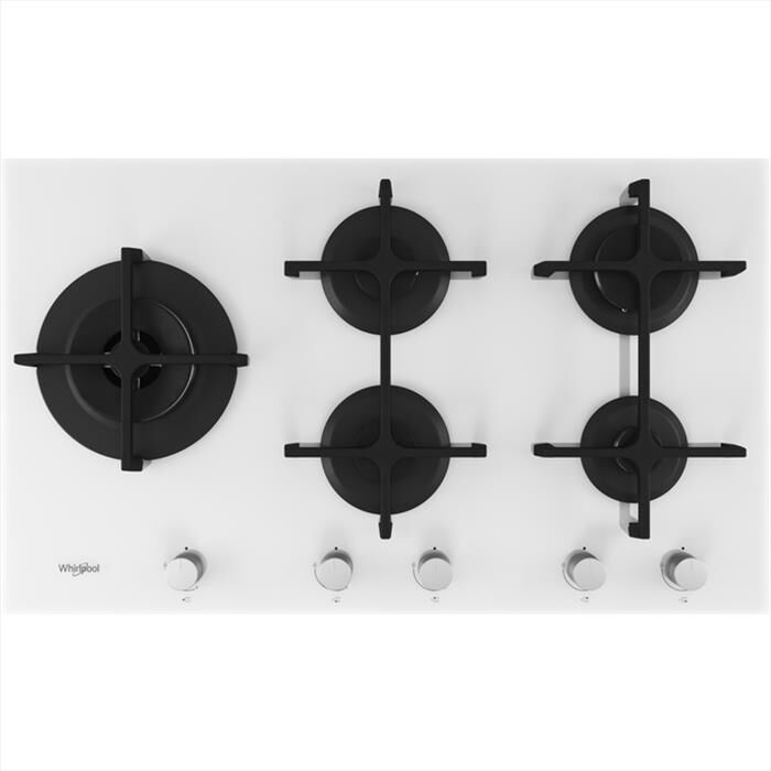WHIRLPOOL - Piano cottura a gas ELEMENTS GOA 9523/WH 86cm-Bianco