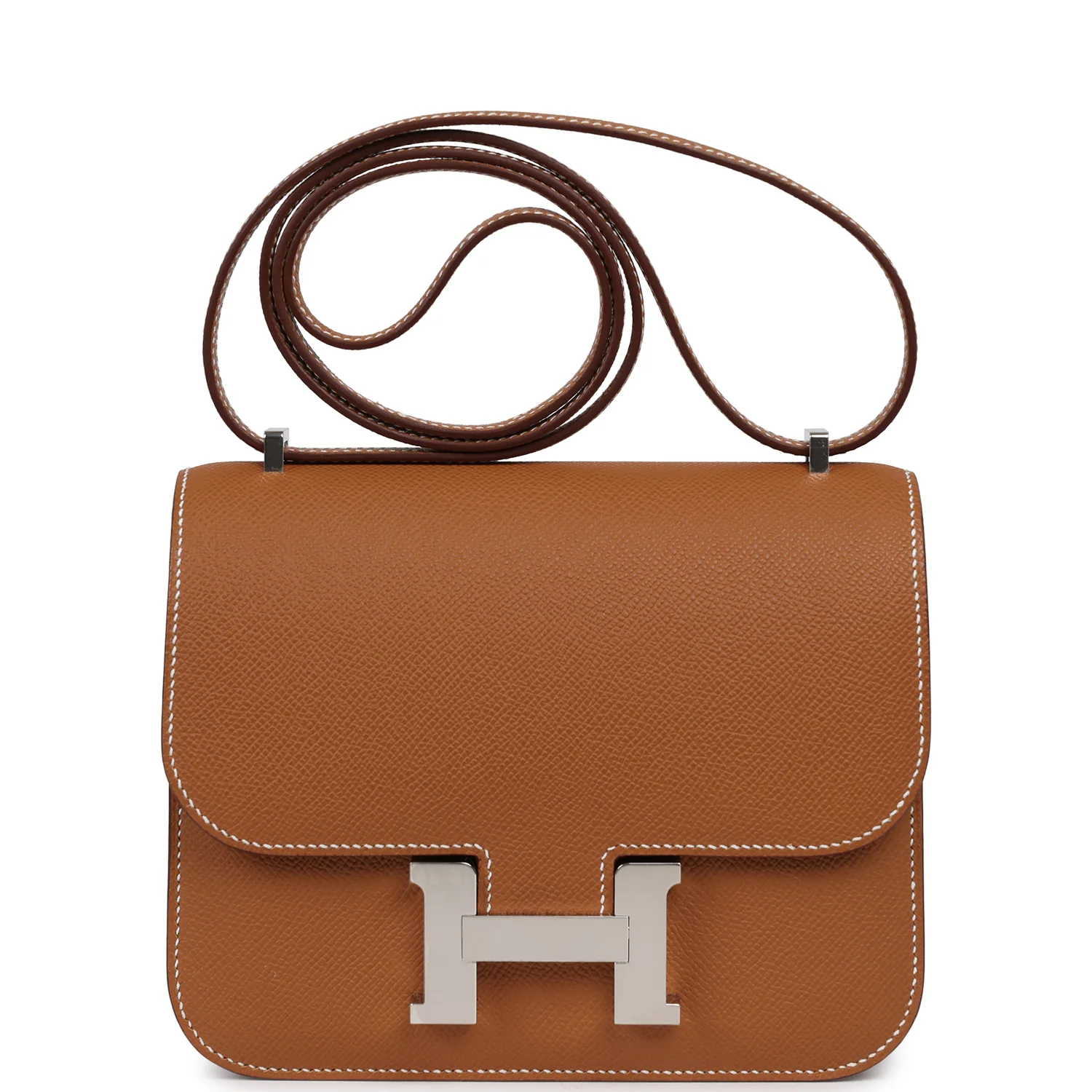 HERMÈS Constance 18 Gold Epsom Palladium Hardware