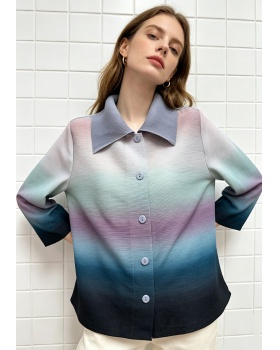 Large yard loose jacket fold spring and autumn shirt