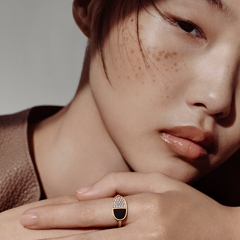 Chaine d'ancre Verso ring, small model