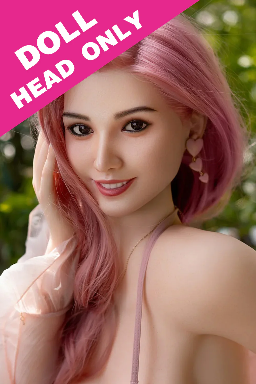 RIDMII Cara Unique Design Simile Silicone Sex Doll Head Only
