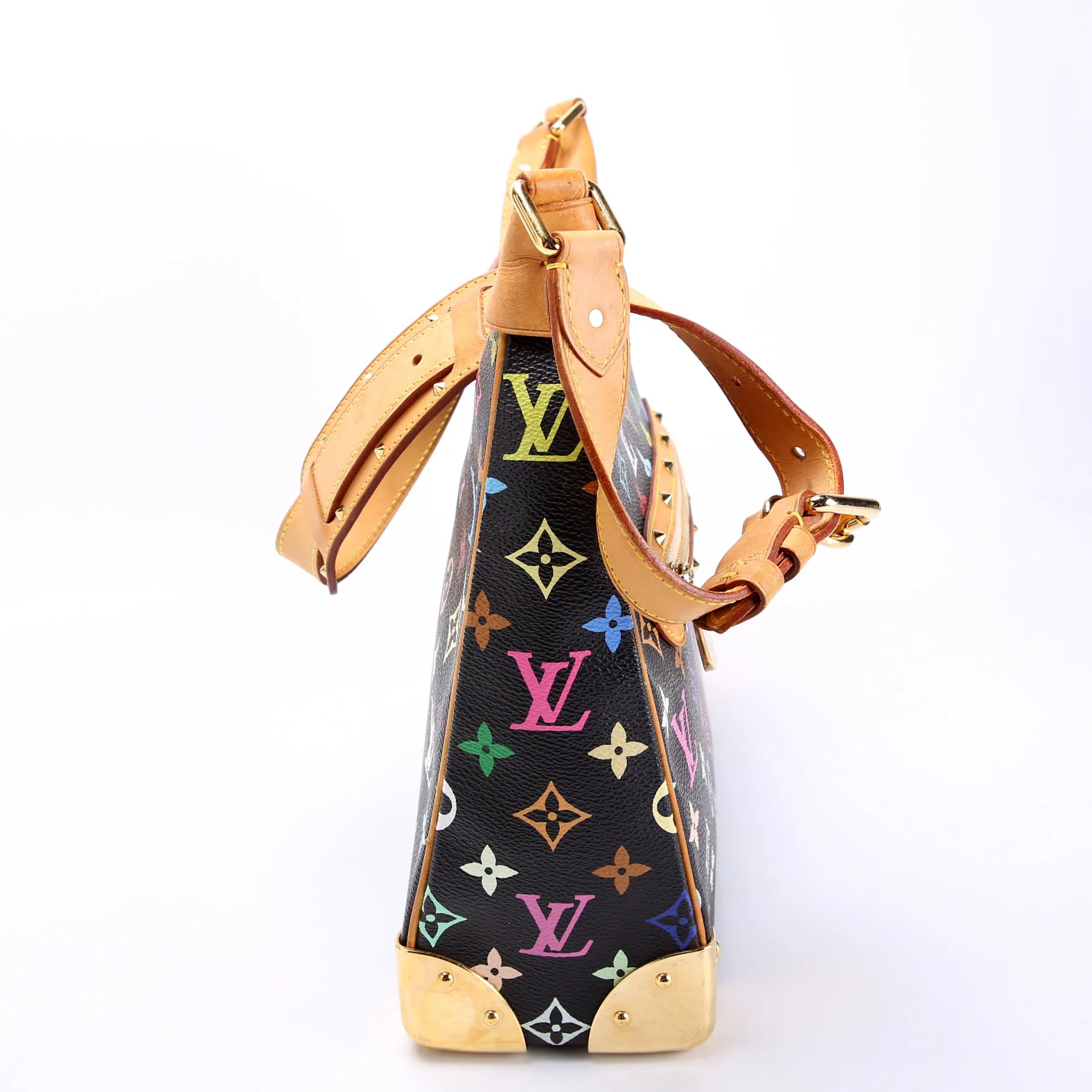 LOUIS VUITTON Boulogne 30 Multicolor Monogram Black