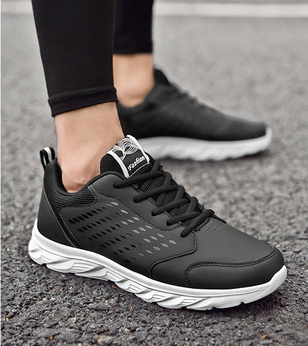 Student Casual Sports shoes black running shoes for men