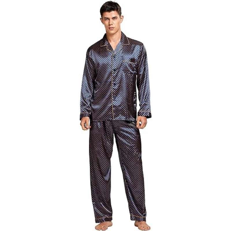 Classic Satin Pajama Set for Men