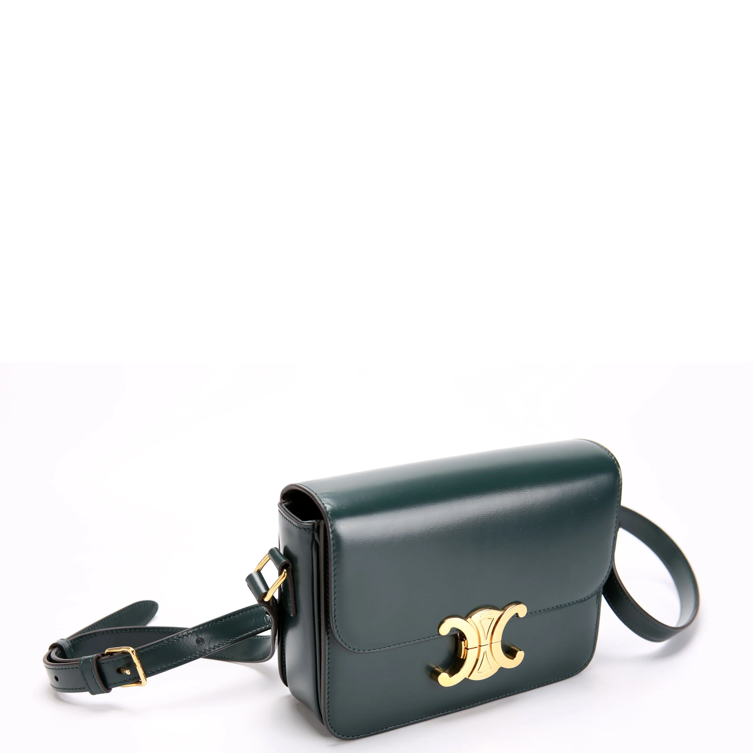 Teen Triomphe Bag Triomphe Calfskin Green