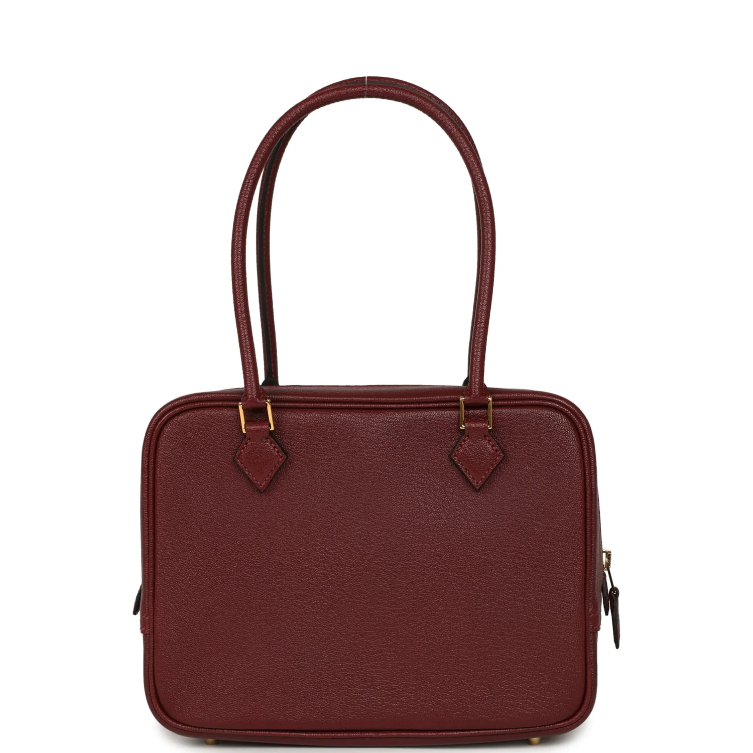 Hermes Mini Plume 21 Bag Rouge H Chèvre Gold Hardware
