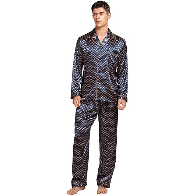 Classic Satin Pajama Set for Men