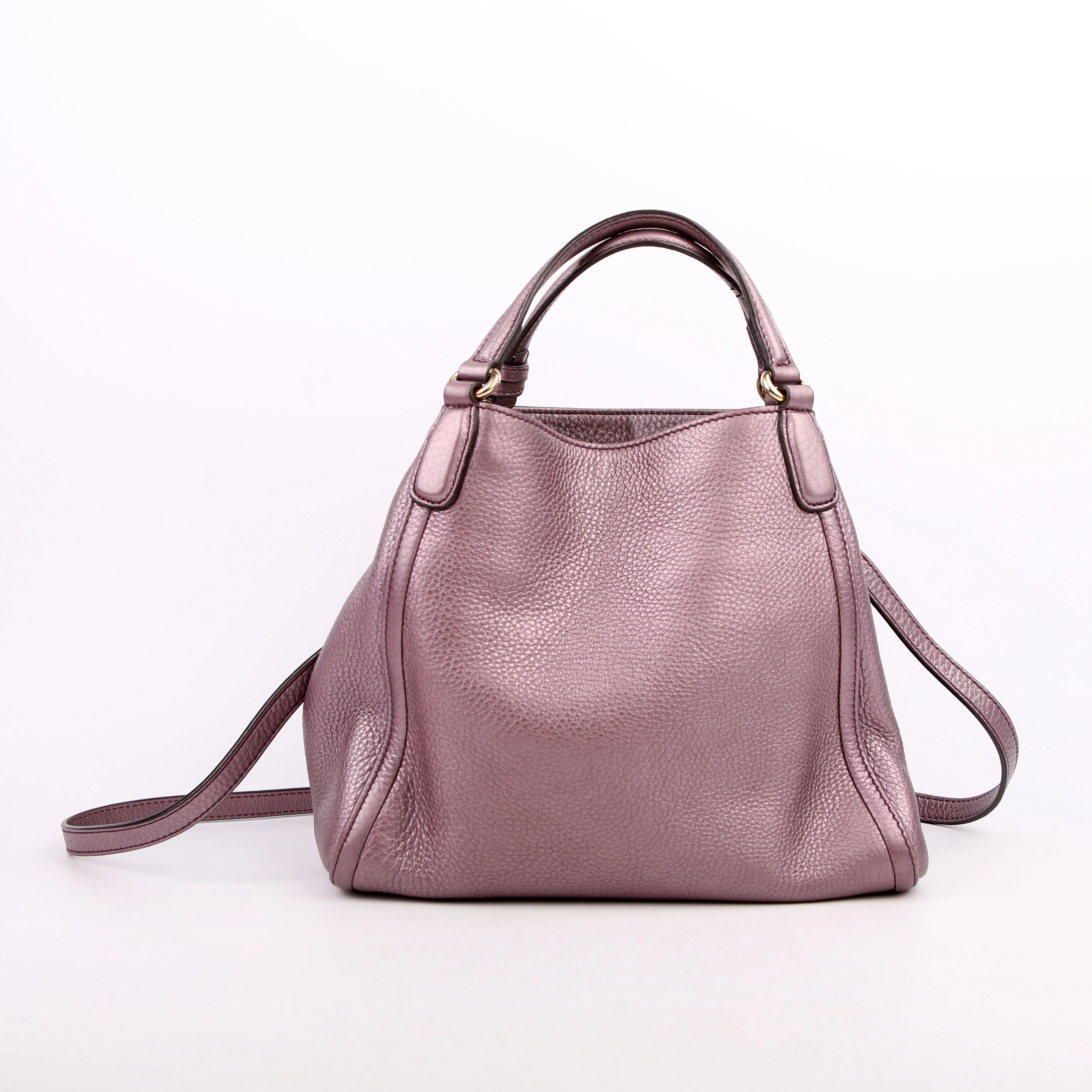 336751 Soho Leather Shoulder Purple