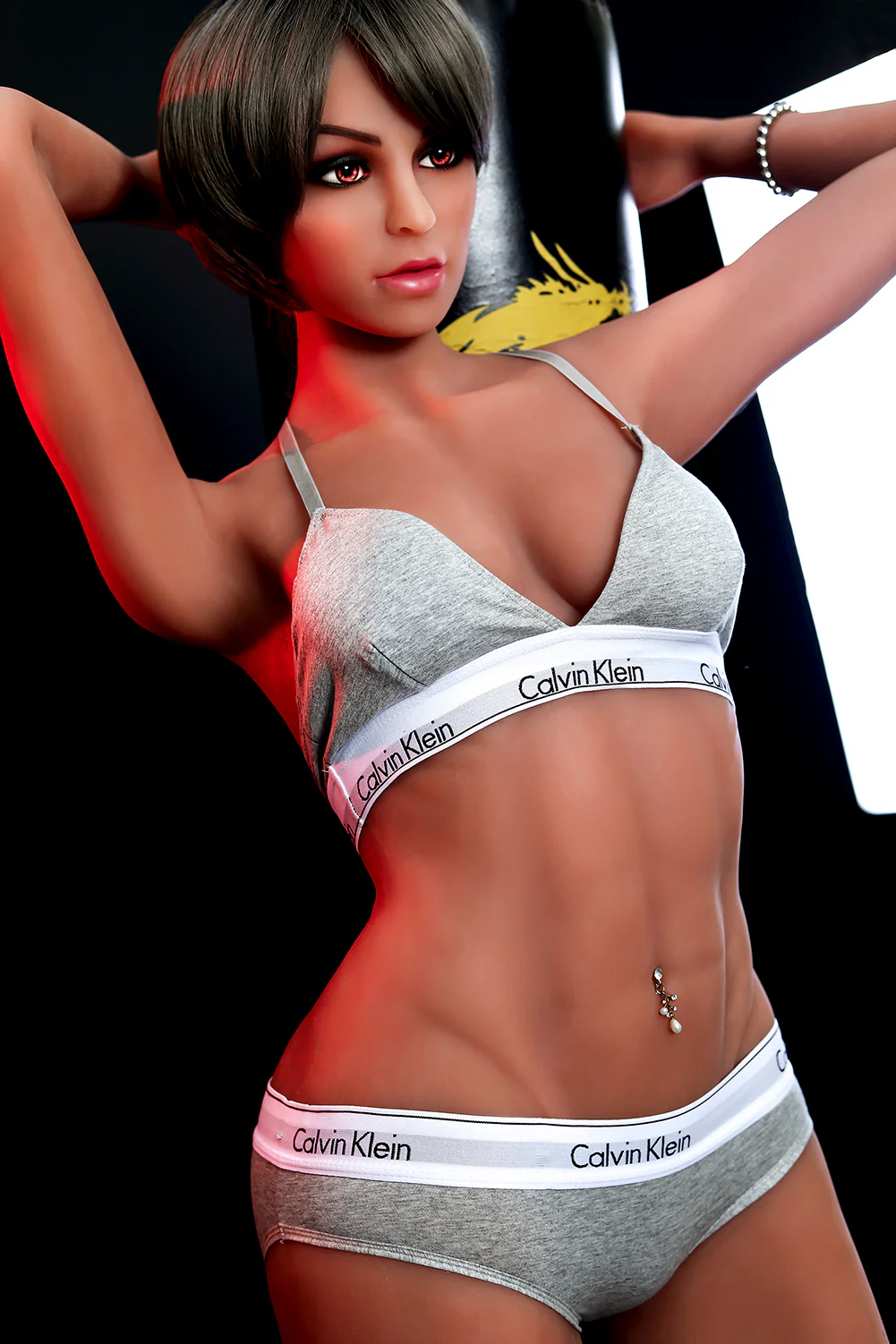 US Stock -  Swift 5ft38/ 164cm 218 Head TPE Athletic Adult Sex Doll With Short Hair
