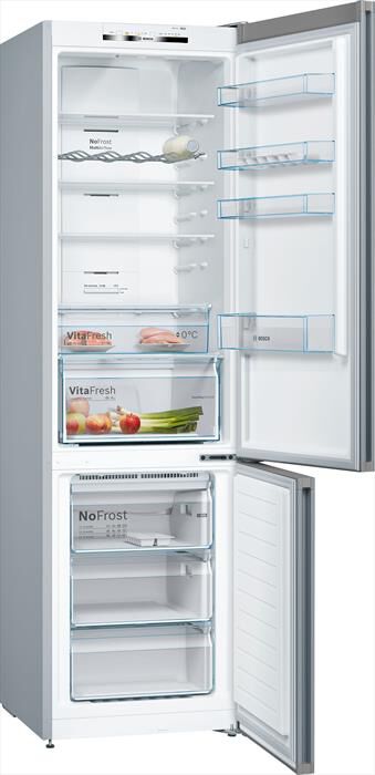 BOSCH - Frigorifero Combinato KGN392LDC Classe D 203x60 cm-Metal look