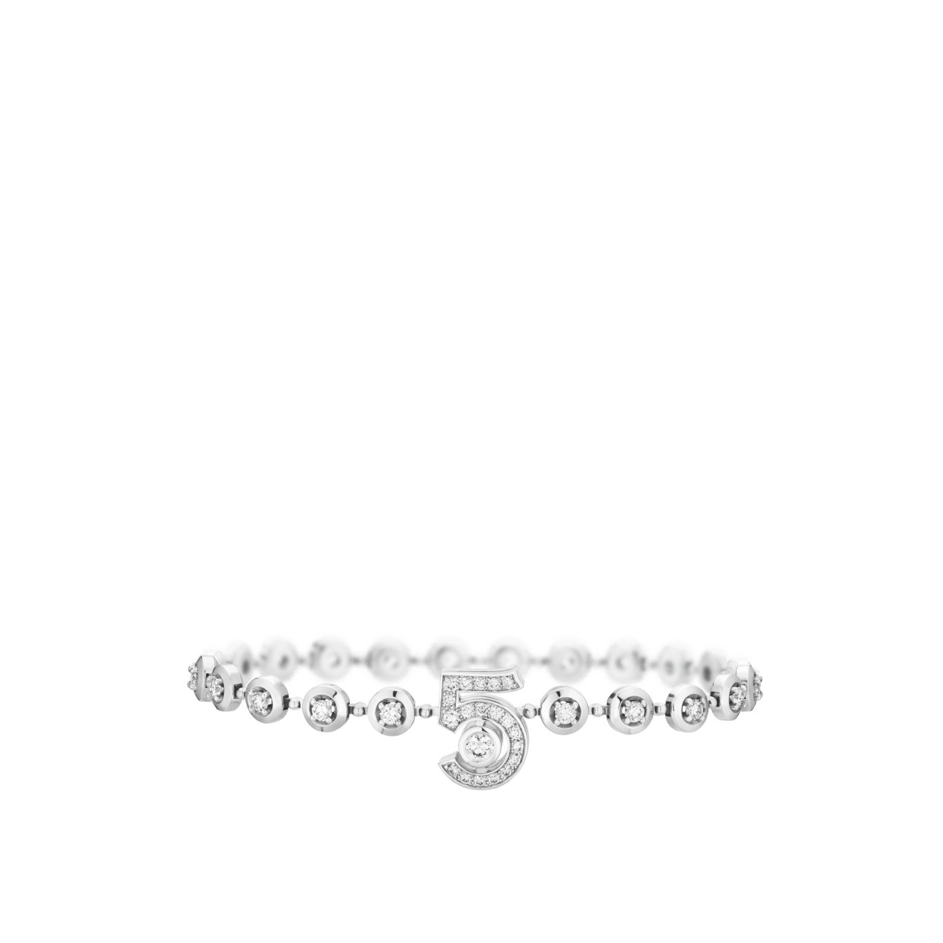 Eternal N°5 diamond line bracelet