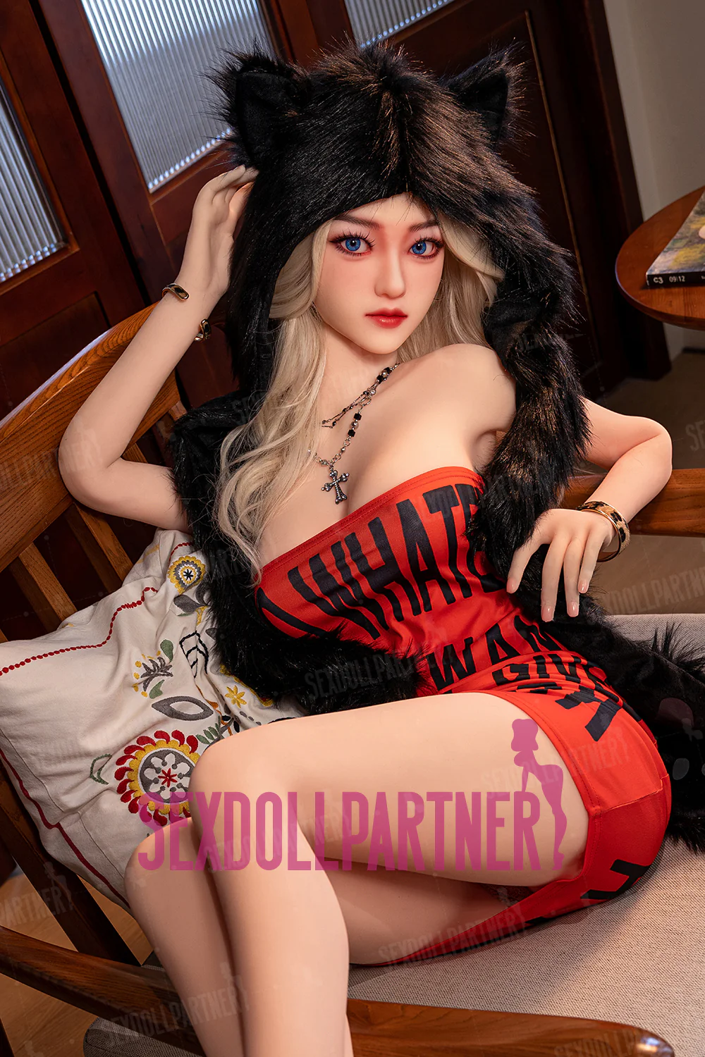 US Stock - YAMIEE Avenia 5ft18 /158cm SNK43 Head TPE Lightweight Blonde American Girl Sex Doll