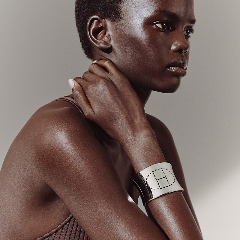 Point Sellier cuff bracelet, very large model