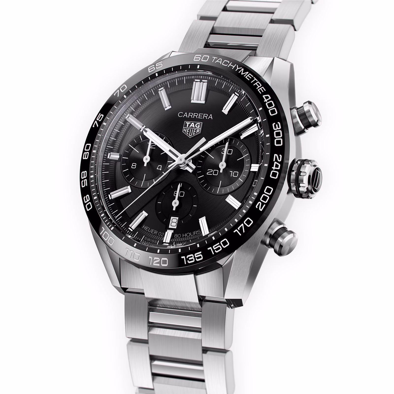 【Super Clone】TAG Heuer Carrera Chronograph Automatic 44mm Steel CBN2A1B.BA0643