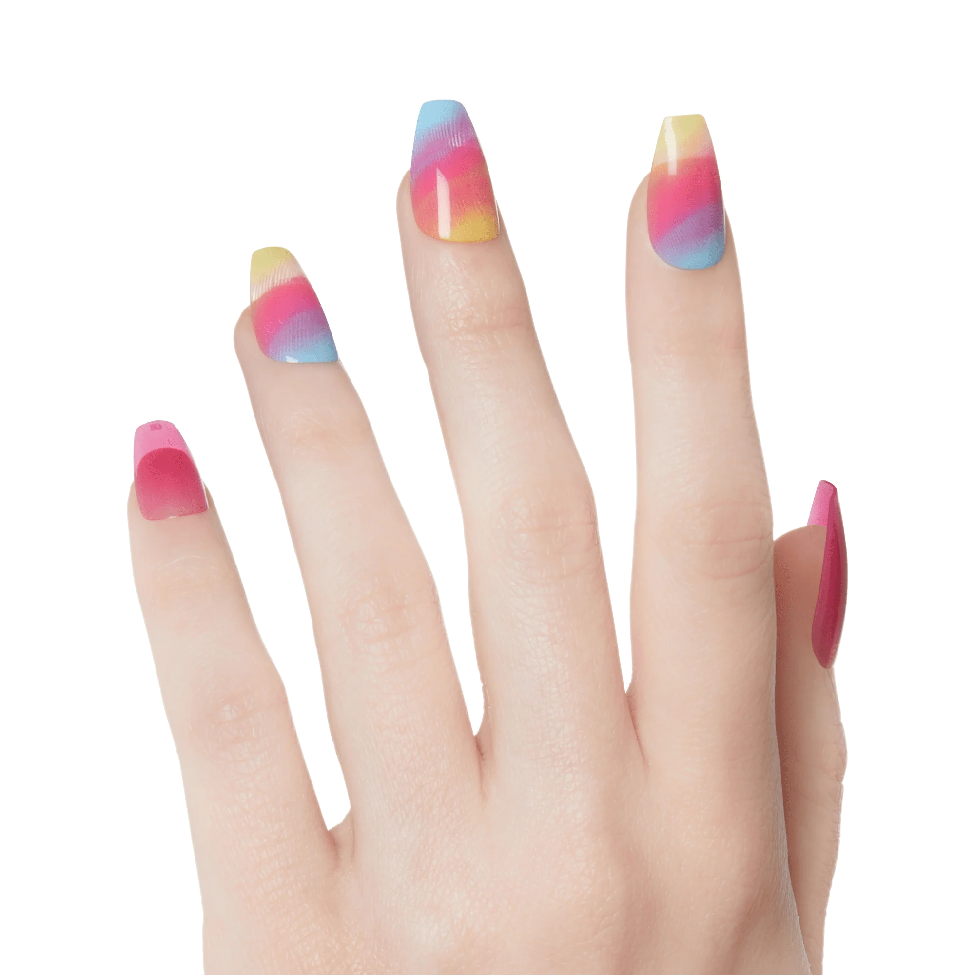 KISS Salon Design Press On Glue Nails - The Motto
