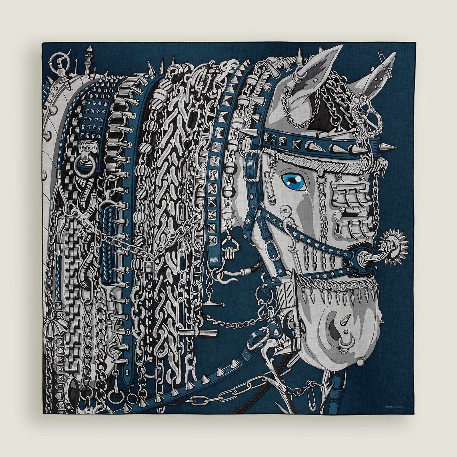 Cheval Heavy Metal scarf 100