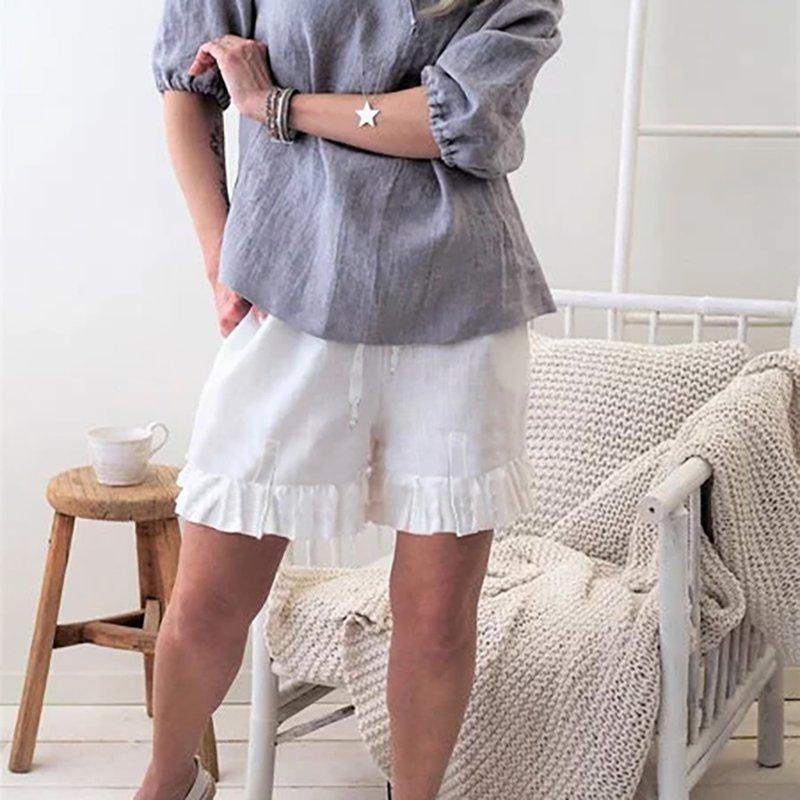 Women Folds Casual Pants
