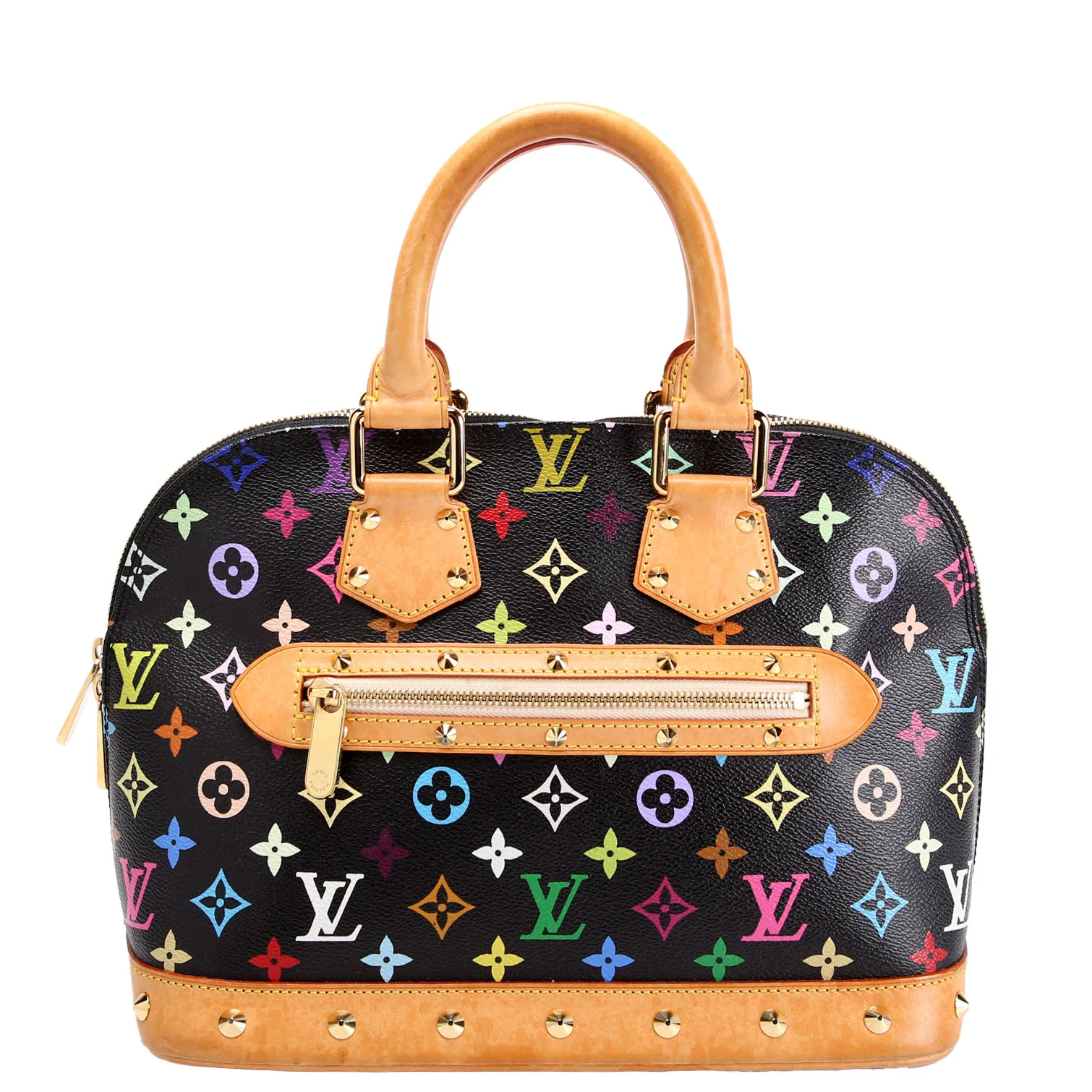 LOUIS VUITTON Alma PM Multicolor Monogram Black
