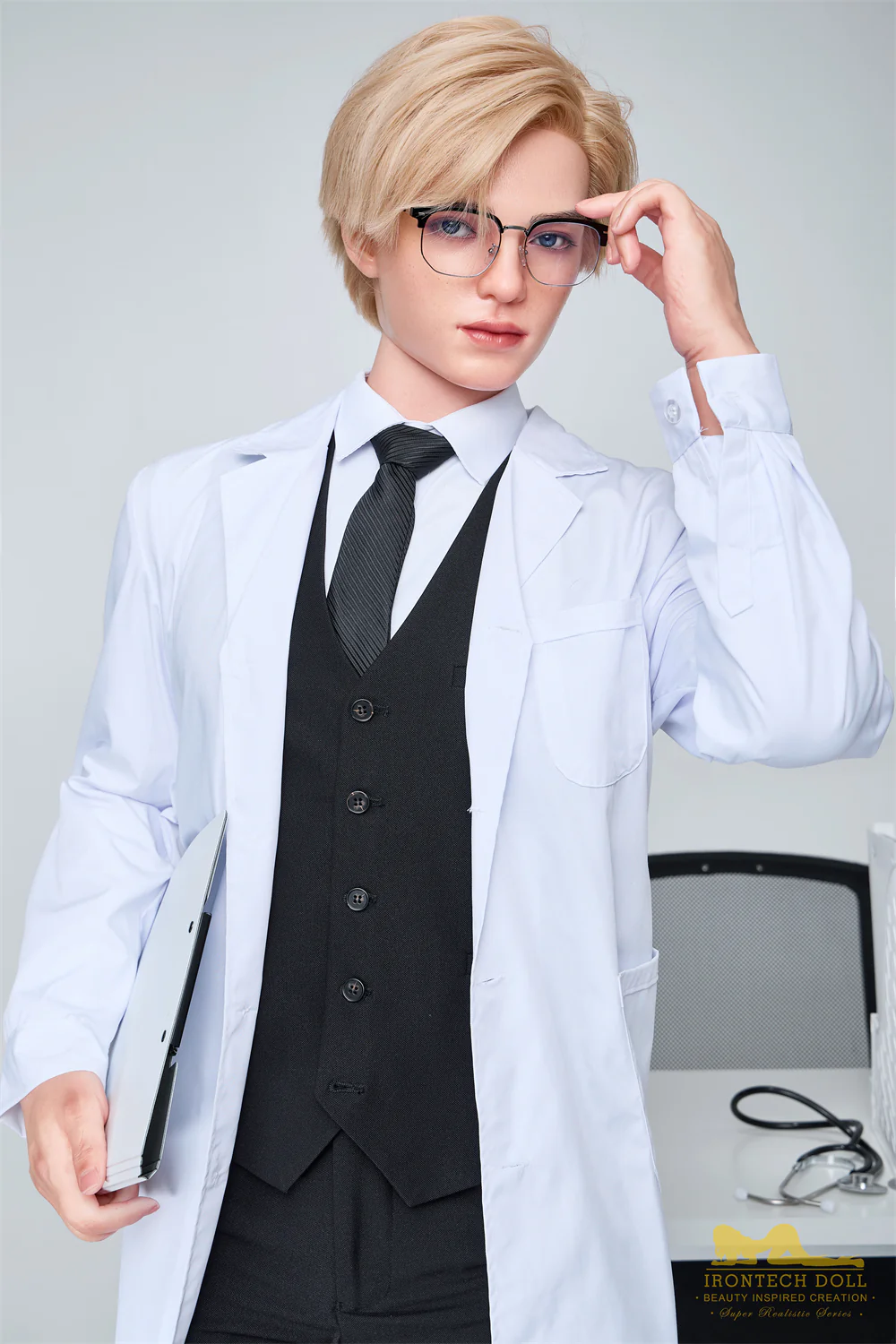 Irontechdoll Lucas 5ft58 / 170cm #M9 Full Silicone Cosplay Handsome Boy Sex Doll