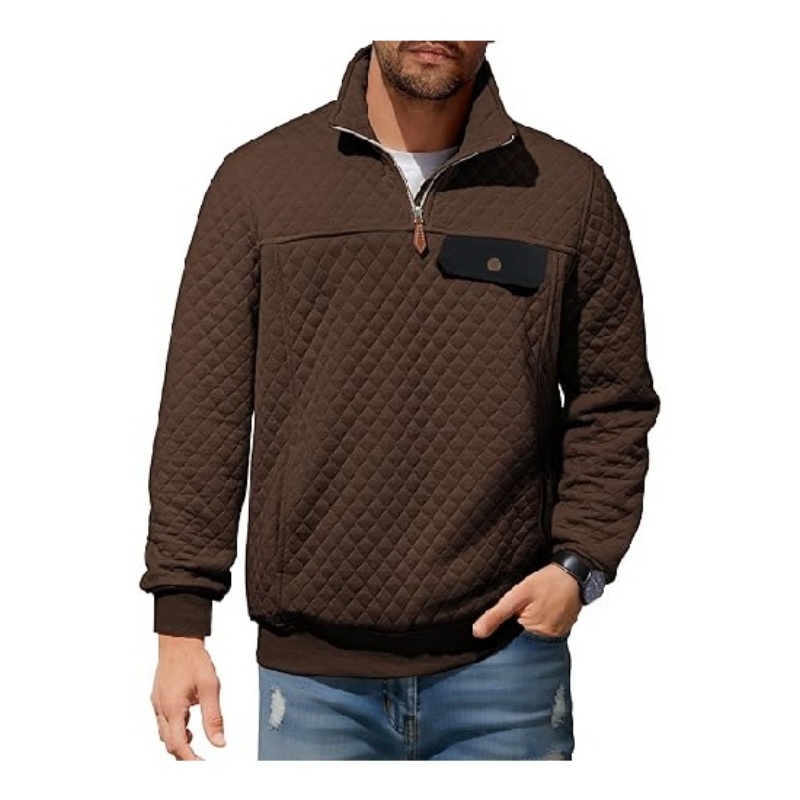 Men's Quilted Sweatshirt