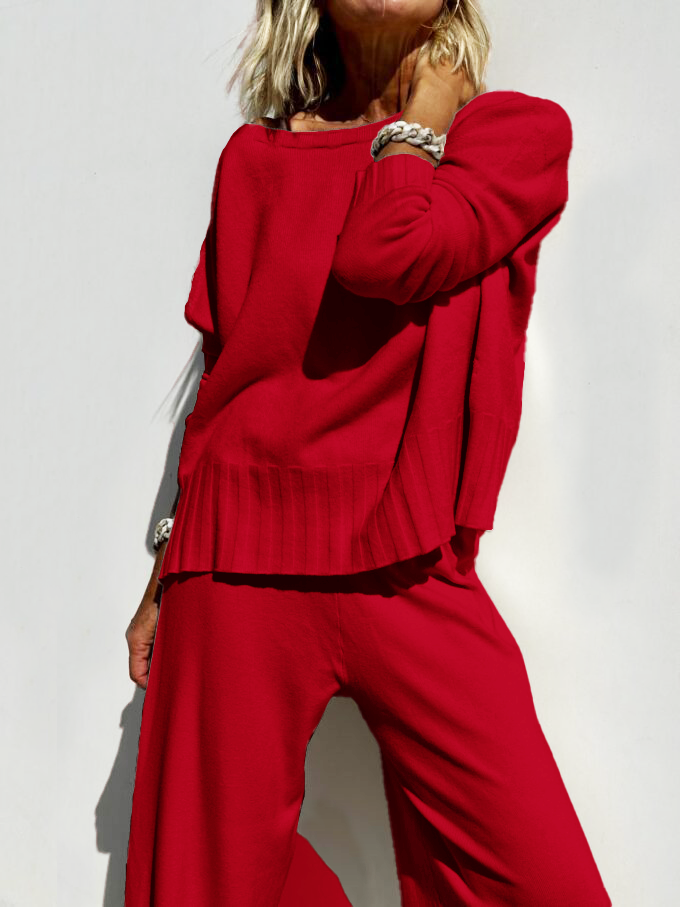⏰ LAST DAY SAVE 49% 💥 2025 Hot Sale Soft Cashmere Casual Sweater Suit
