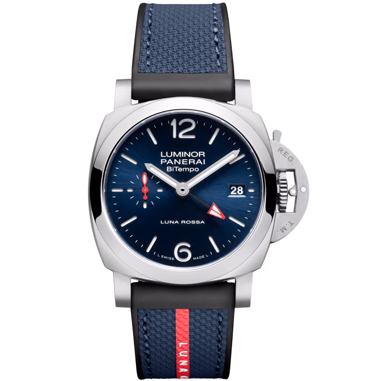 【7A Quality】Panerai Luminor Quaranta BiTempo Luna Rossa 40mm PAM01404