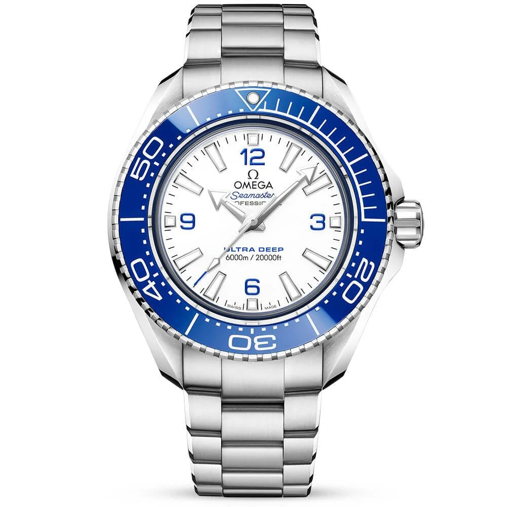 OMEGA Seamaster Planet Ocean Ultra Deep 6000m White Dial Bracelet Watch