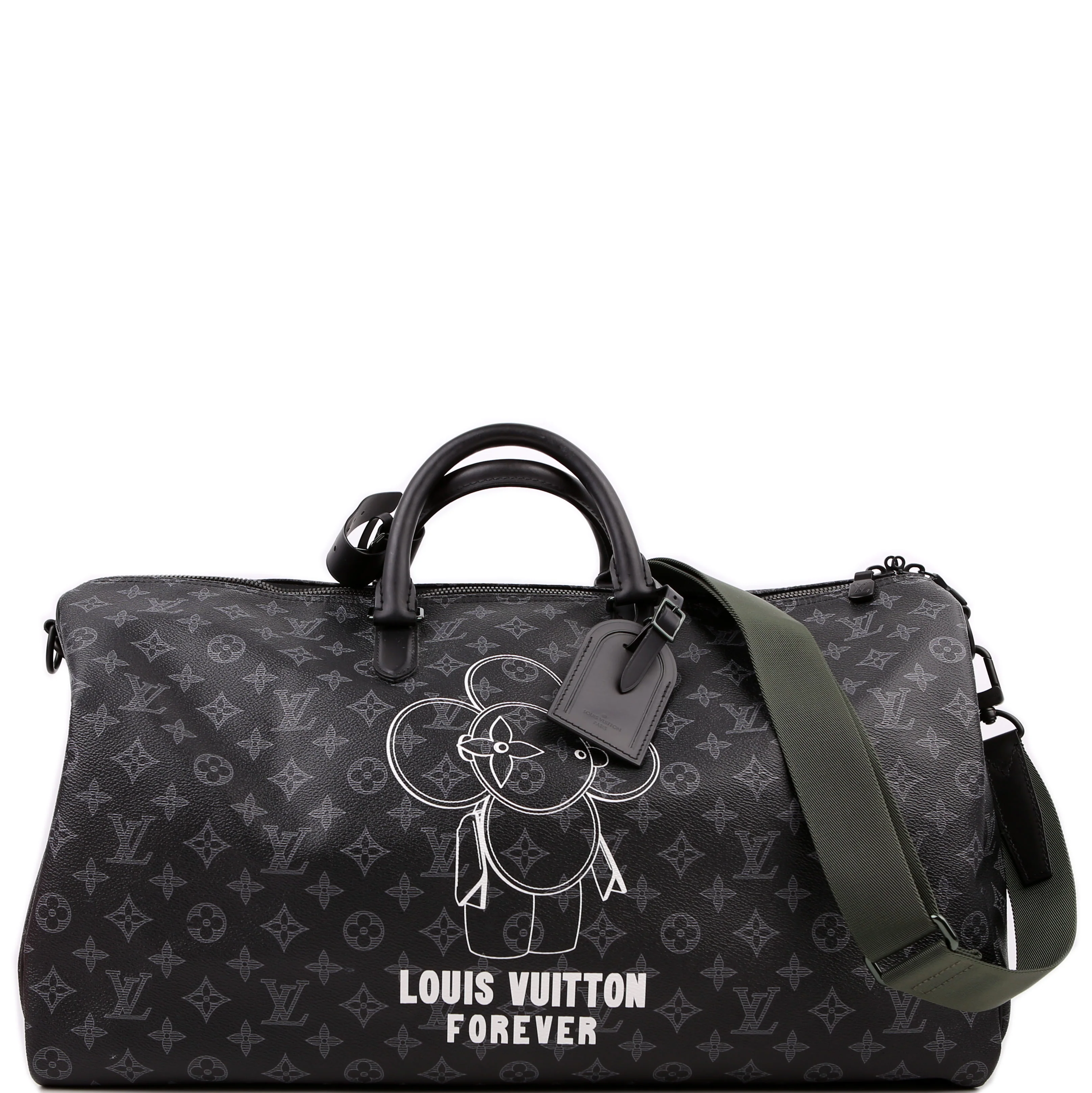 LOUIS VUITTON Keepall 50 Vivienne Monogram Eclipse Bandoulière