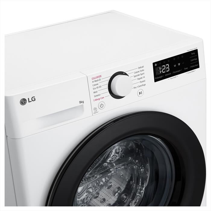 LG - Lavatrice AI DD R3 F2R3S09NSWB 9kg Classe A-Bianca