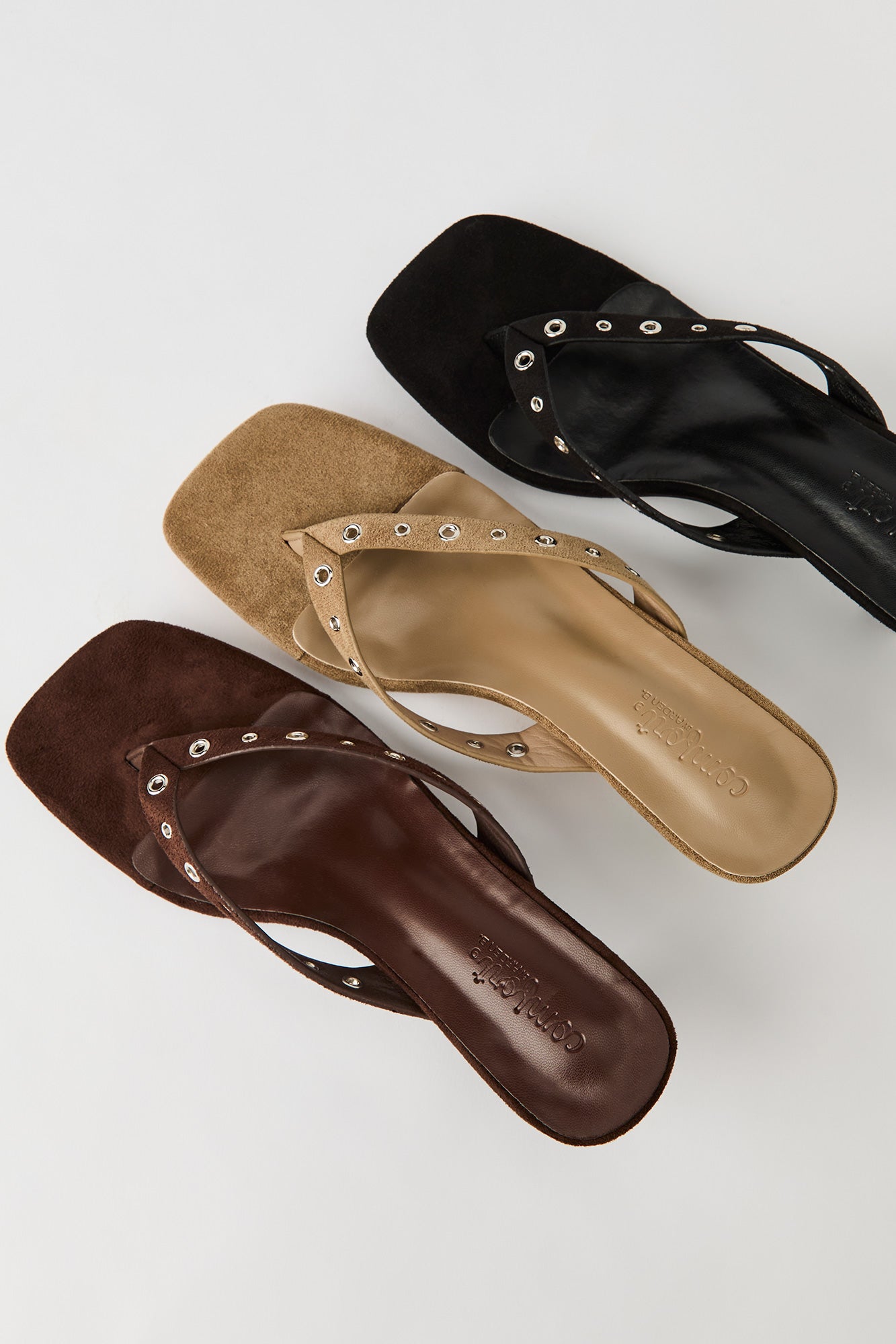 Kitten Heel Thong Sandal