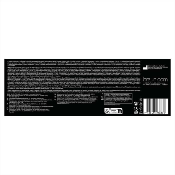 BRAUN - LUCE PULSATA PL5145-BIANCO/ARGENTO