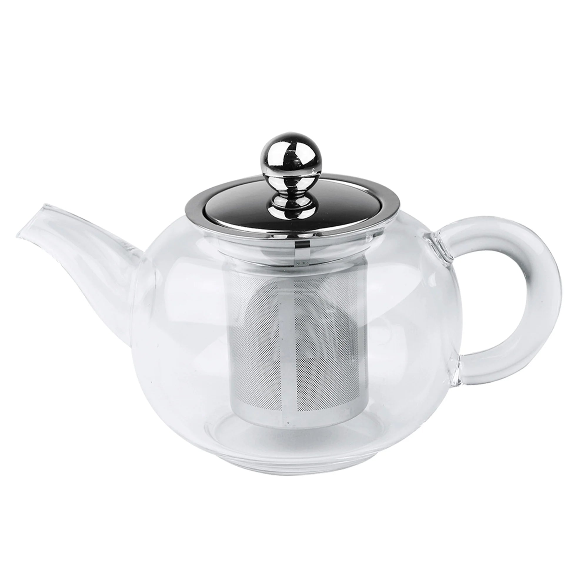Glass Teapot w/Stainless Steel Lid and Infuser