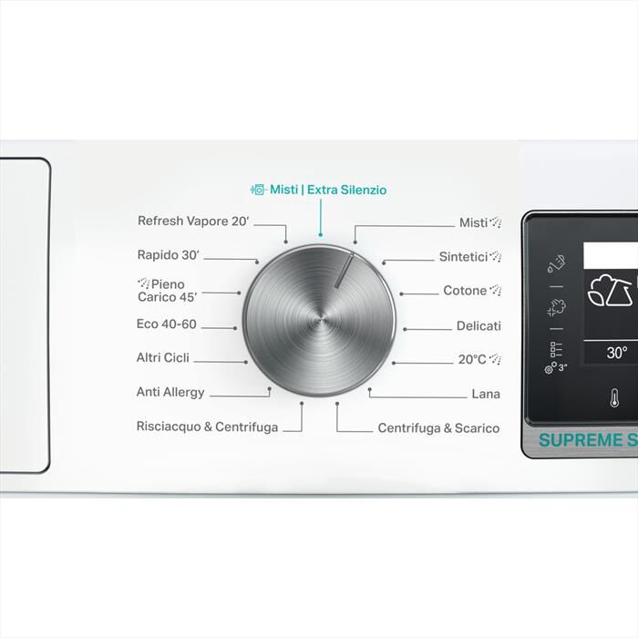 WHIRLPOOL - Lavatrice SUPREME SILENCE W8 W946WR IT 9 Kg - A-Bianco